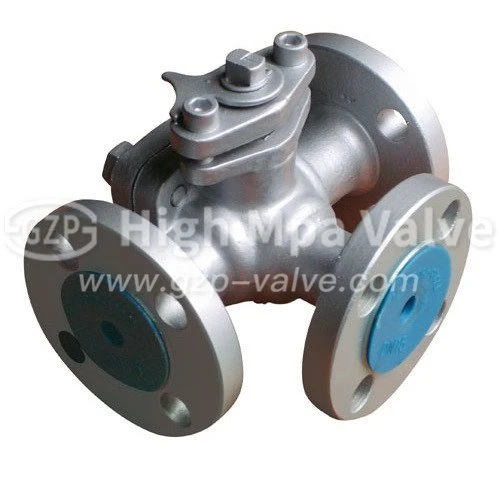 Cast Steel 3 Way Ball Valve